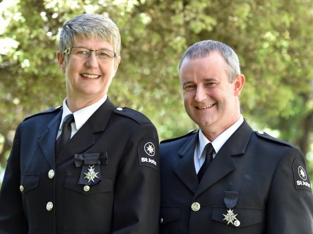  New Members of the Order of St John Nicola Third and Brett James. 