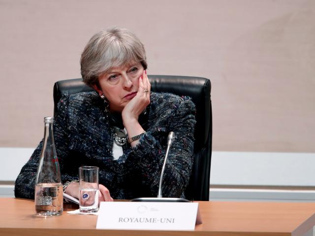 British Prime Minister Theresa May. Photo Reuters
