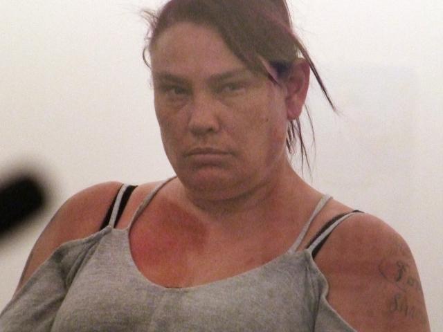 Tania Vince (37) bit a police officer’s hand while she was being processed at the station. Photo:...