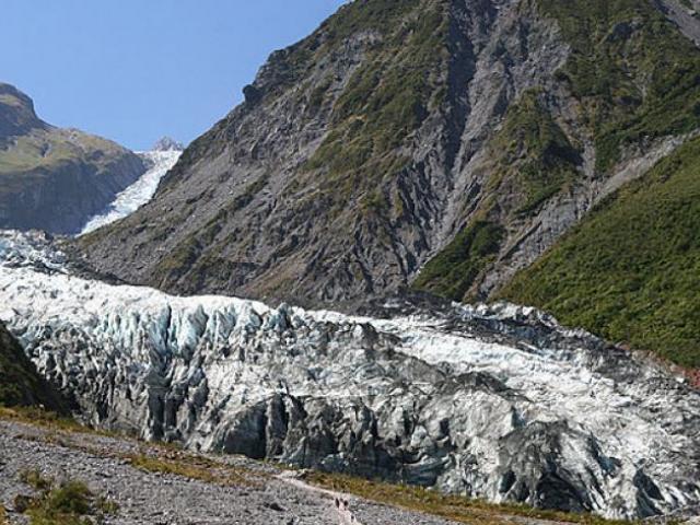 The access road to view Fox Glacier remains closed, five weeks after Cyclone Fehi washed it out....