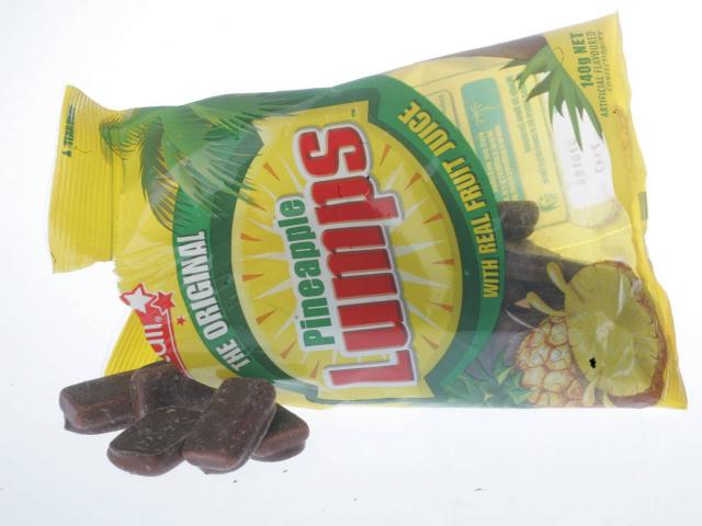 Pineapple Lumps are the final product being made at the Cadbury factory in Dunedin. Photo: NZ Herald