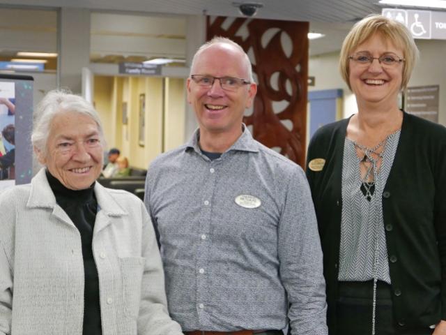Debbie Williams, who has shared her story for staff training, Andrew Metcalfe, Director Allied...