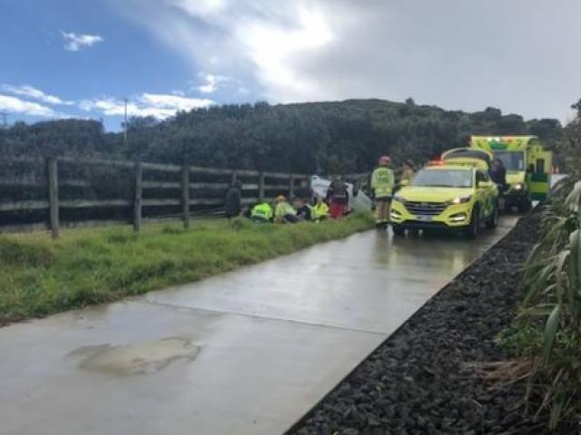 A man who died in Muriwai earlier today was crushed by a car he was trying to push after it had...