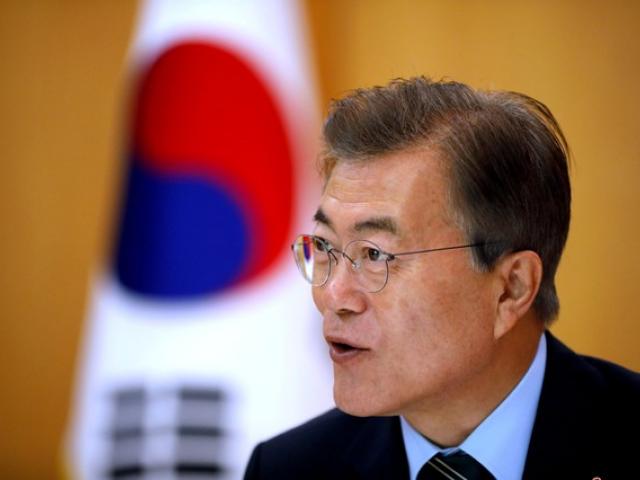 South Korean President Moon Jae-in. Photo: Reuters