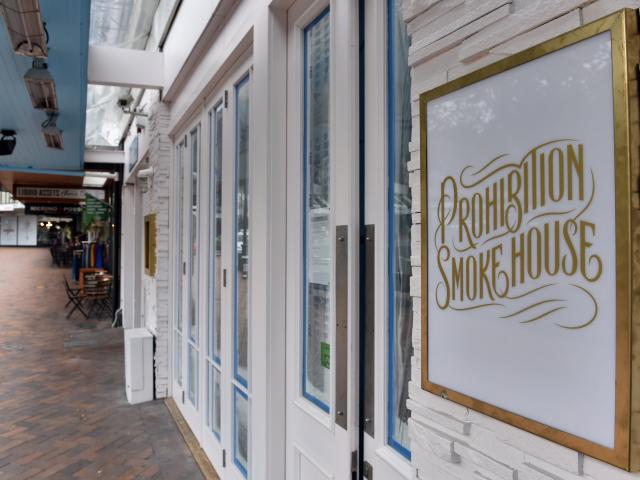 Prohibition Smokehouse now has a prime location at 10 the Octagon. PHOTO: PETER MCINTOSH