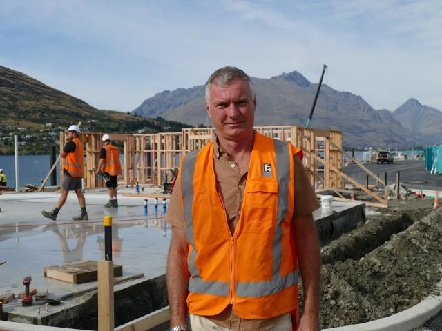 Lakes Marina Projects partner Alan Kirker at the new Frankton marina site on Tuesday. Photo:...