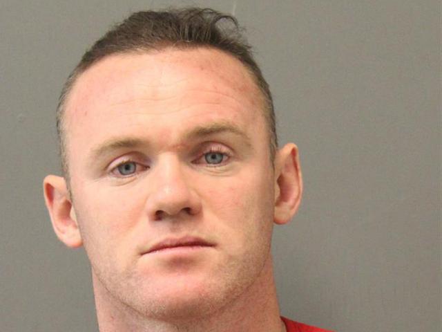 Booking photo of English soccer player Wayne Rooney. Photo: Loudoun County Sheriff's Office via Reuters