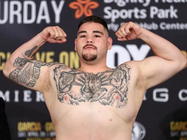 Andy Ruiz prior to a fight earlier this year. Photo: Getty Images