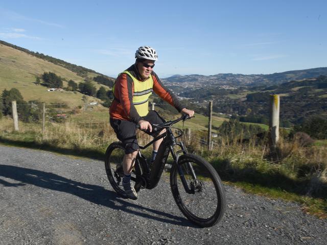 The writer climbs North Rd. Photos: Supplied 