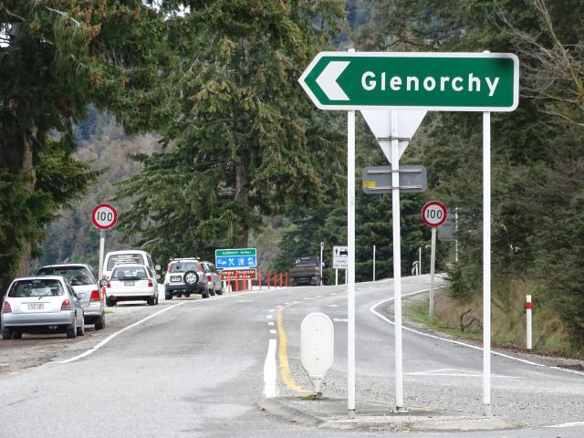 The confrontation happened on the Glenorchy-Queenstown Rd when the tourist pulled over to take a...