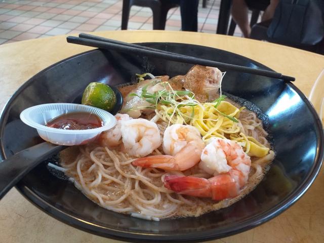 Sarawak Laksa hit the spot.
