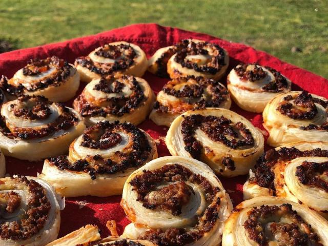 Savoury mince scrolls are a great way to use up left over mince. PHOTO: PHILIPPA CAMERON 