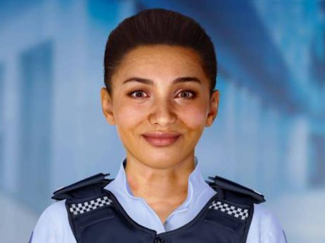 Meet the new face of New Zealand Police, AI officer Ella. Photo: Supplied
