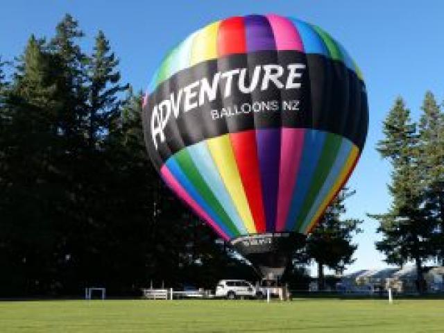 Hot air balloon operator Graeme Church uses four possible launch sites near Methven, depending on...