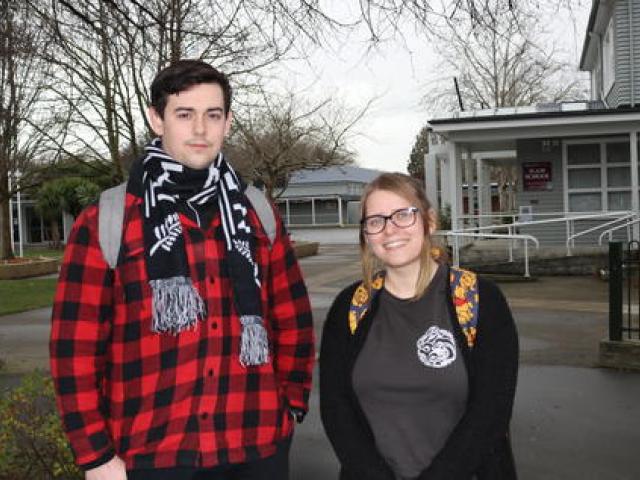 Bryan Menger and Angeline Leversedge.