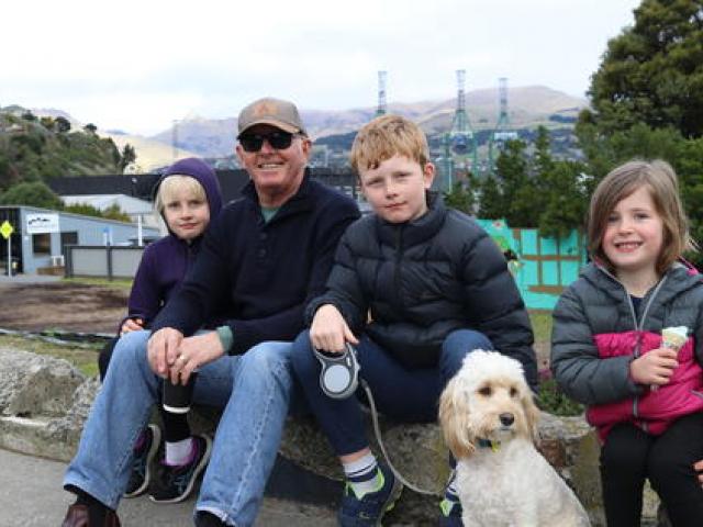 John Cumberpatch, who was enjoying some quality time with his grandchildren and dog Steve in...