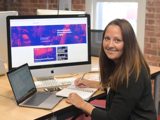 Lauren Saker is preparing a programme of events for Dunedin Techweek 2019. Photo: Linda Robertson 