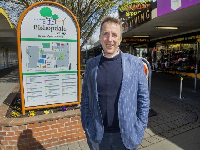 David Cartwright at Bishopdale Village mall. Photo: Geoff Sloan ​