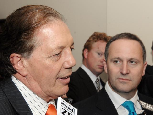 Sir Tim and former National Party leader John Key, 
...