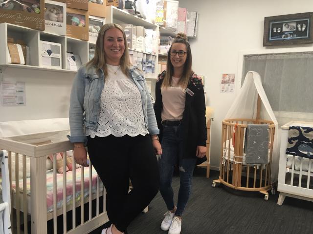 Baby on the Move Dunedin owner Jess Dalton and team member Aleisha. Photo Supplied