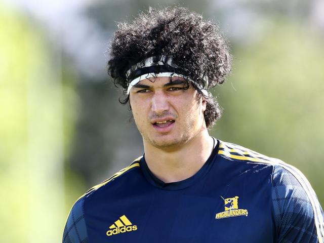 Pari Pari Parkinson will start at lock for the Highlanders against the Rebels on Friday. Photo:...