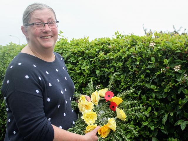 Zonta’s Advocacy Committee member Bev Chesney said the wreath which will be lay on Monday in...