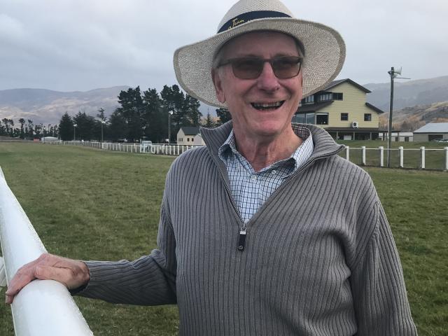 Central Lakes Equestrian Club volunteer Gordon Stewart with new plastic rails installed at the...