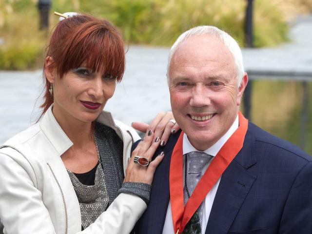 Former Christchurch Mayor Sir Robert Parker and his wife, Lady Jo Nicholls-Parker, in 2014. Photo...