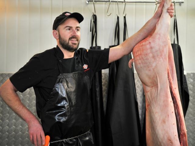 Gardens New World butcher Isaac Webster, who  has been selected to compete in the United States...