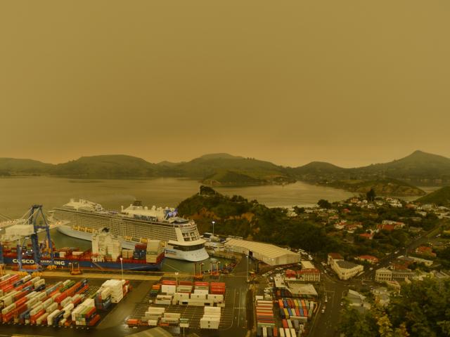 The sky over Port Chalmers turned brown in January 2020 when smoke from the Australian wildfires...