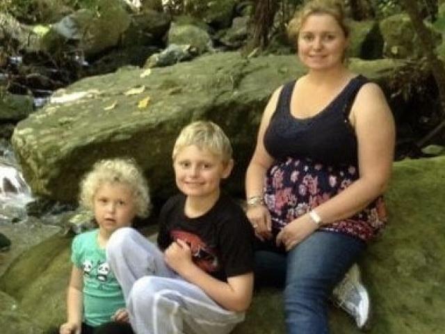 Lisa Chemaly enjoying the outdoors with daughter Paige and son Keagan when they were younger....
