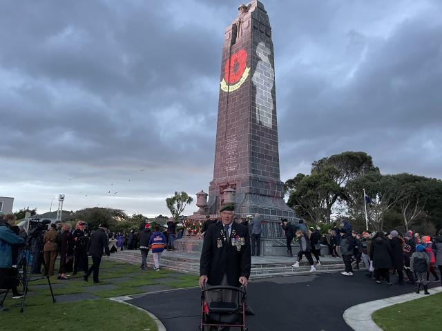 Malayan war veteran and parade master Will South holds his last Anzac Day service after 50 years...