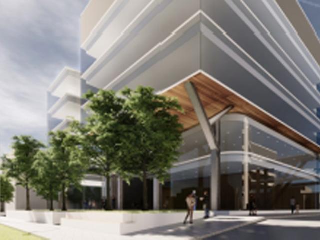 The interprofessional learning centre. Atop the new Dunedin Hospital.