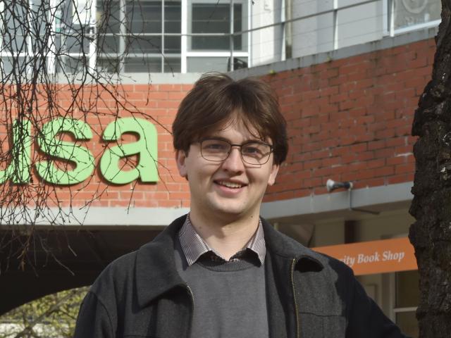 Otago University Students' Association president Quintin Jane says. PHOTO: GREGOR RICHARDSON