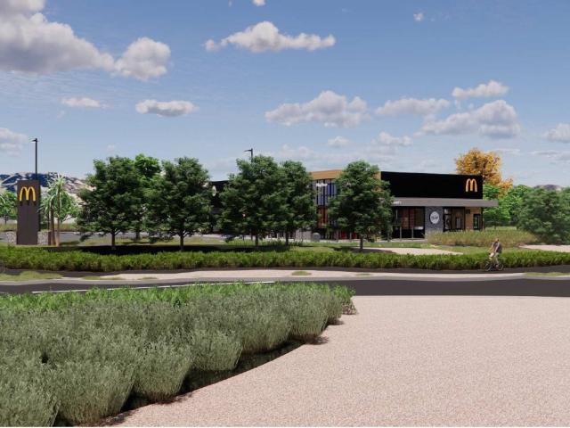 The proposed McDonald’s will be near the Mt Iron roundabout, in Wanaka. Image: supplied