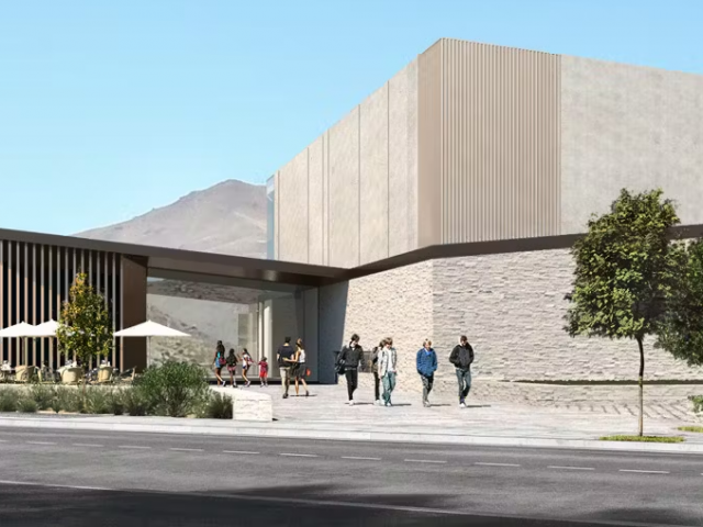 An artist's impression of the new hall. Photo: CODC