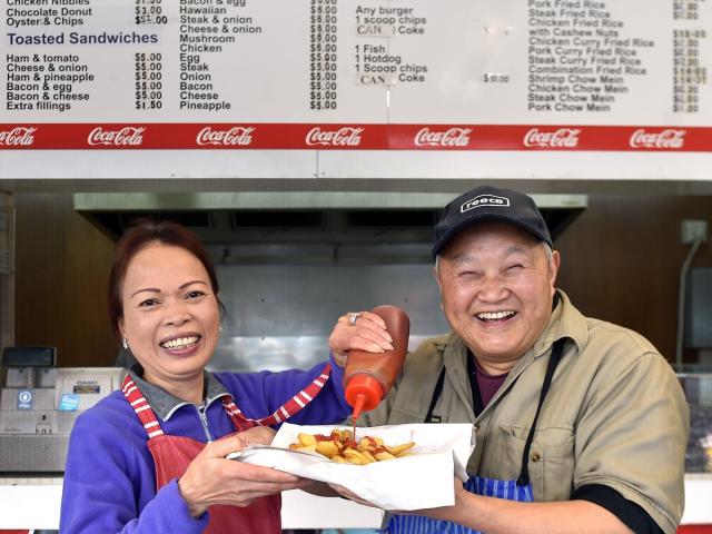 After 43 years, Sopheap, 58, and Nee, 61, Ung have sold their Pacific Fish Shop and are taking...