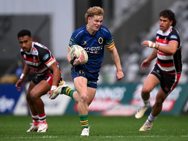 Finn Hurley in action for the Highlanders last year. PHOTO: GETTY IMAGES