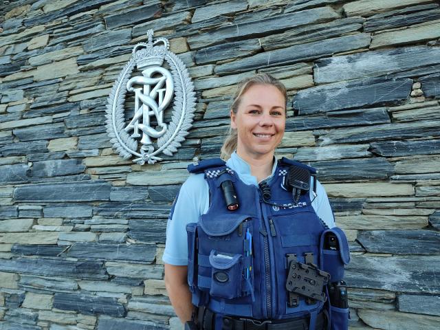 Wānaka police constable Katrina Johnstone. PHOTO: REGAN HARRIS