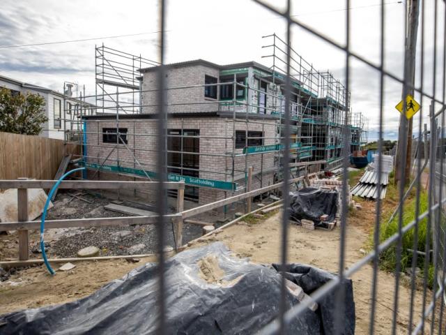 It's hoped the houses will be finished and on the market later in 2024. Photo: RNZ/Nick Monro