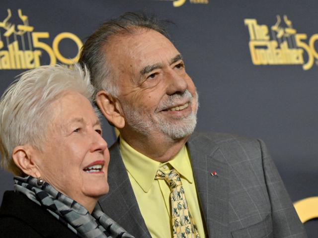 Eleanor Coppola and Francis Ford Coppola attend the The Godfather 50th Anniversary Celebration at...