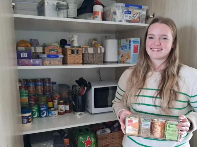Student nurse and food blogger Jordyn Hammond spends $80 a week to feed her two-person household....
