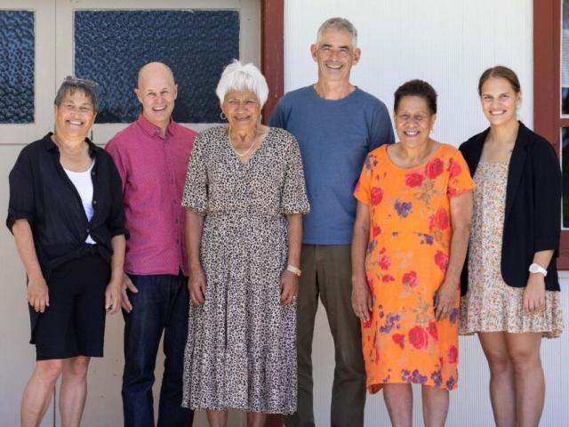 University of Otago Hereditary Diffuse Gastric Cancer Research Group members (from left) Erin...