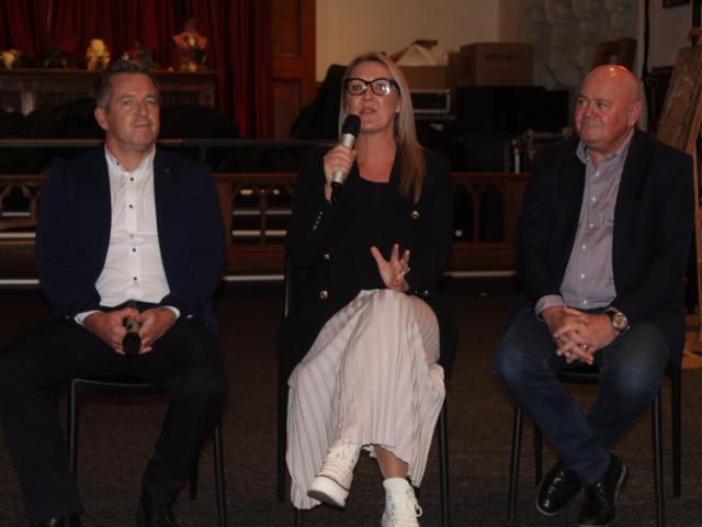 Sharing their insights at the Get a life — Get Southland launch last week are (from left) Shane...