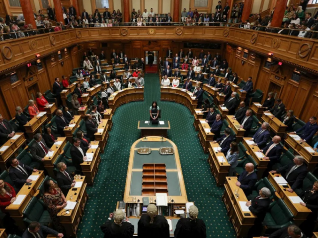 Prime Minister Christopher Luxon he has called for calm across the House. Photo: RNZ 