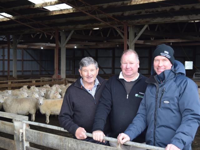 At a Perendale Sheep Society of New Zealand annual conference tour stop at the Kamahi Perendale...