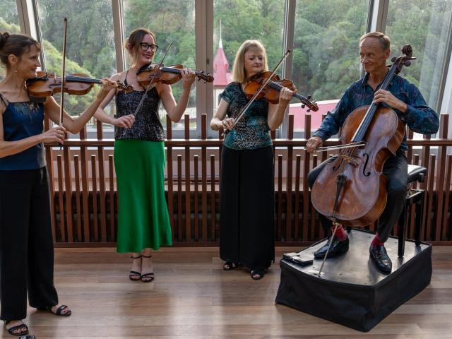 The New Zealand String Quartet. PHOTO: LATITUDE CREATIVE