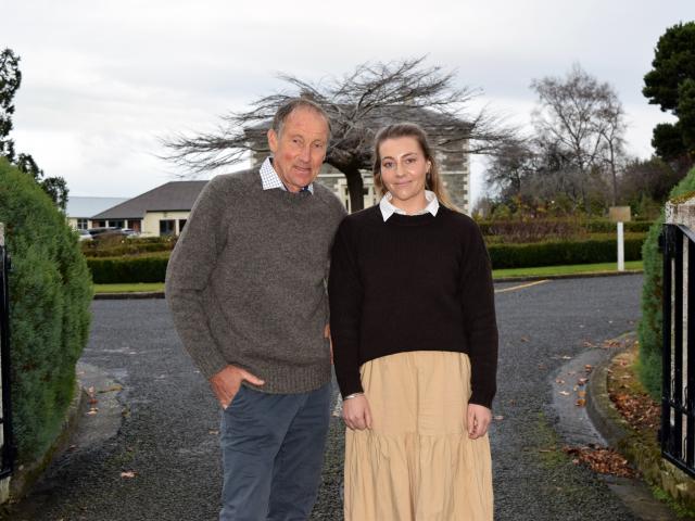 Davaar &amp; Co founder Kate Macdonald and her father, Davaar Station owner James Macdonald, of...