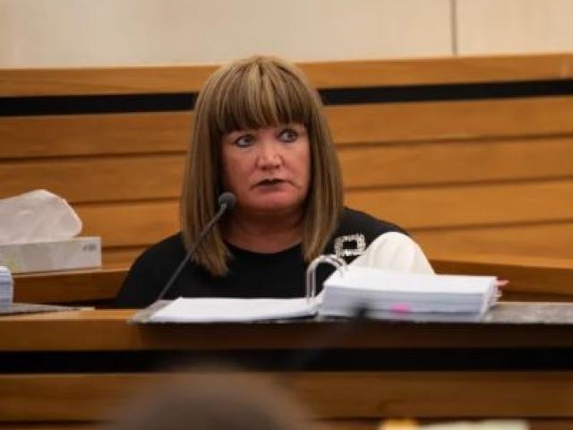 Raelene Castle gives evidence at the inquest into elite cyclist Olivia Podmore's death. Photo:...