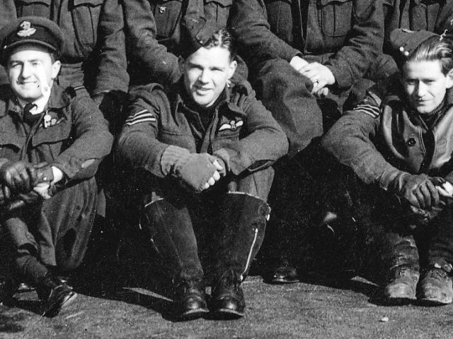 A young Owen Hunter with No. 485 (NZ) Squadron in 1945. Photo: Supplied
